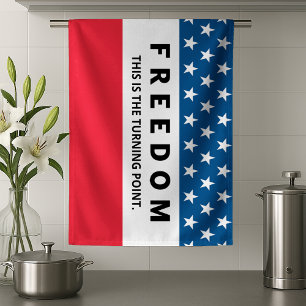 Frihet en sann patriot kökshandduk