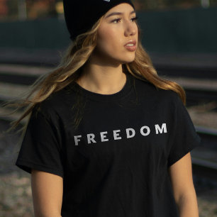 Frihet en sann patriot t shirt
