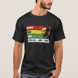 Frihet Enhet Inspirerande Grafisk Design T Shirt