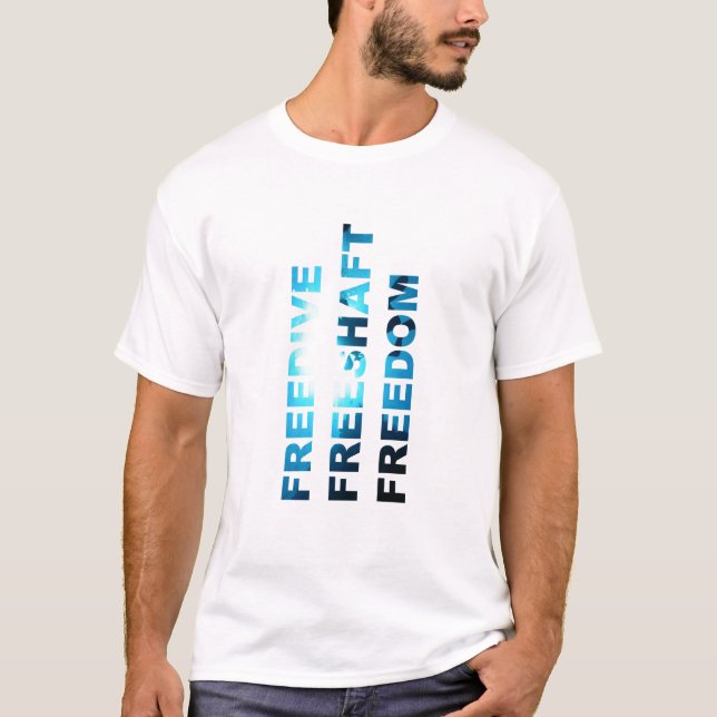 FRIHET FÖR FREEDIVE FREESHAFT T-SHIRT (Framsida)
