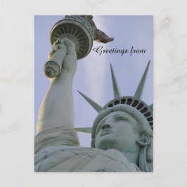 Frihet för frihetsgudinnans status vykort