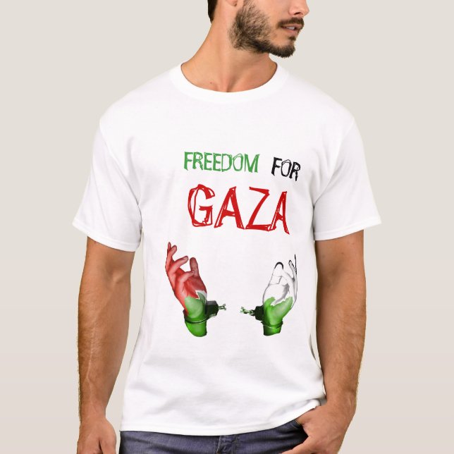 FRIHET FÖR, GAZA TEE (Framsida)