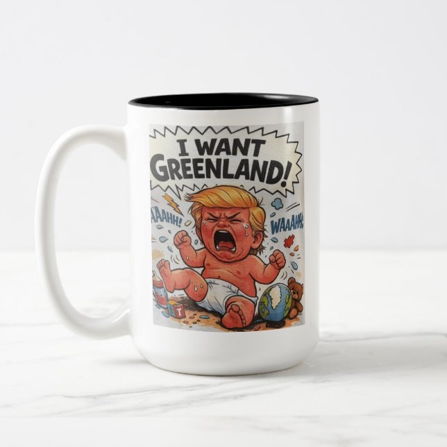 Frihet för Grönland Mugg (Vänster)