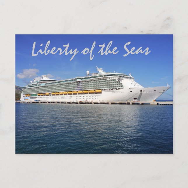 Frihet för haven - Royalet Cruise Linjer Vykort (Framsida)
