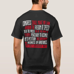 Frihet för Höger som omfattas av första ändrin T Shirt