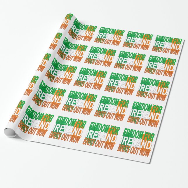 Frihet för Irland ".png Presentpapper (Utrullad)