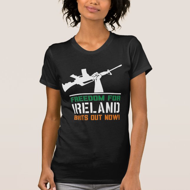 Frihet för Irland! T Shirt (Framsida)