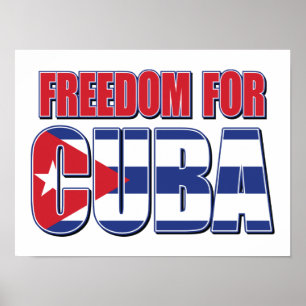 Frihet för Kuba Poster