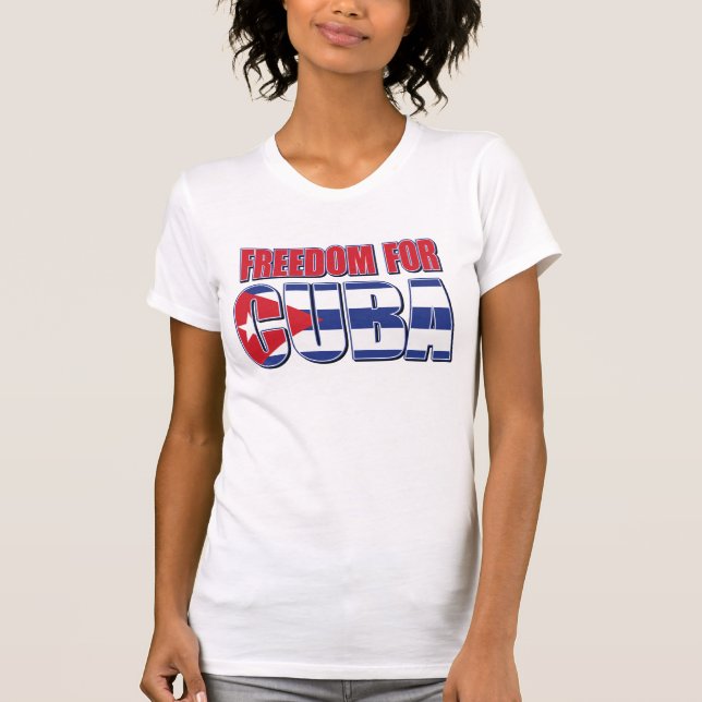 Frihet för Kuba T Shirt (Framsida)