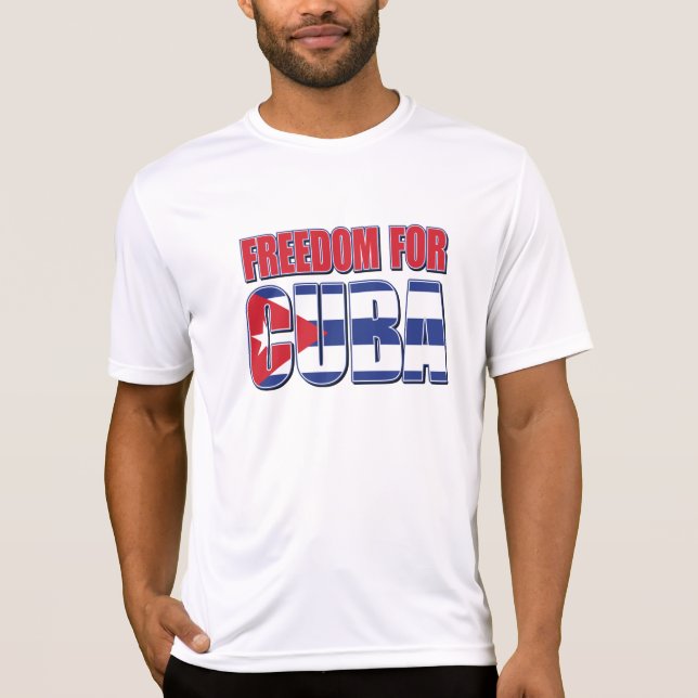 Frihet för Kuba T Shirt (Framsida)