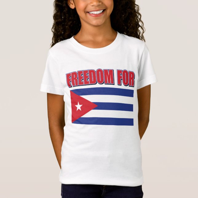 Frihet för Kuba T Shirt (Framsida)