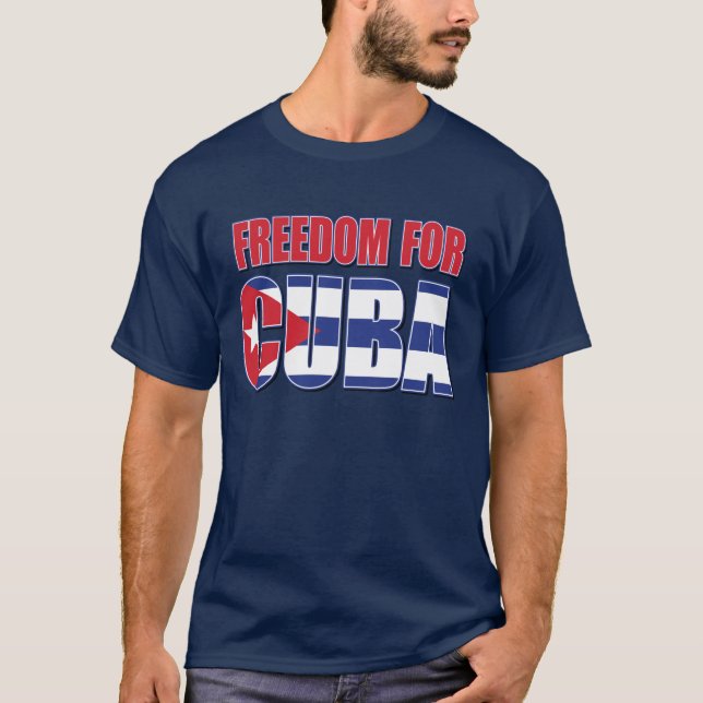 Frihet för Kuba T Shirt (Framsida)