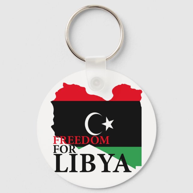 Frihet för Libyen Nyckelring (Framsida)