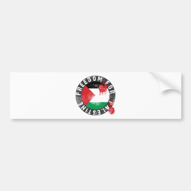 Frihet för Palestina Bildekal (Framsidan)
