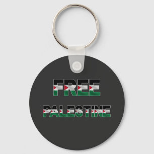 Frihet för Palestina Flagga Brev Unity Pride Freed Nyckelring