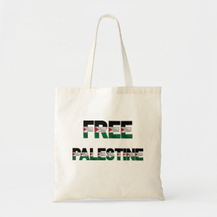 Frihet för Palestina Flagga Brev Unity Pride Freed Tygkasse