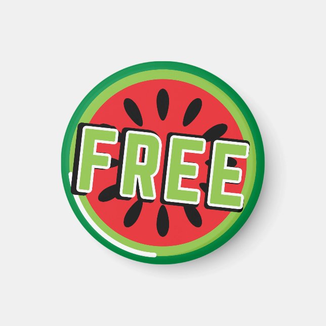 Frihet för Palestina - Frihet för Palestina Magnet (Framsidan)