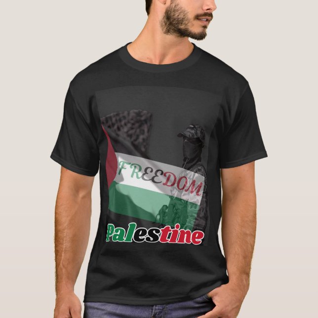 Frihet för Palestina - Solidaritetskammaren Resi T Shirt (Framsida)