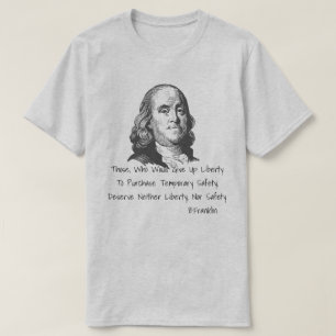 Frihet för säkerhet t shirt