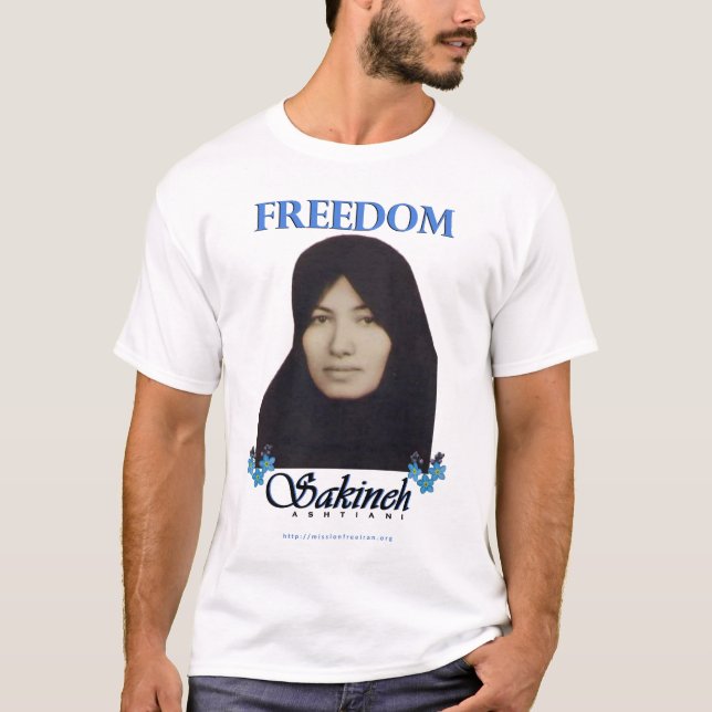 Frihet för Sakineh Ashtiani Tee (Framsida)
