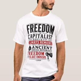 Frihet för slavägare t shirt