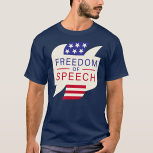 Frihet för Stars och stripes Shirt i Tal T