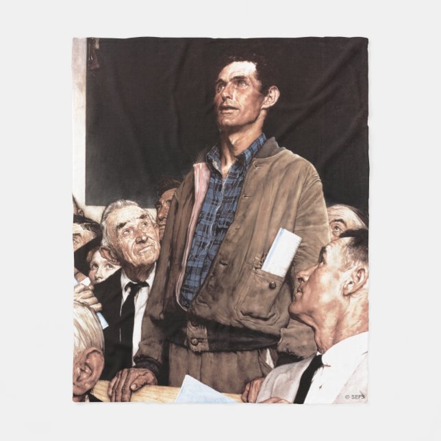 Frihet för Tal Fleecefilt (Framsidan)