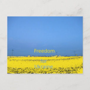 Frihet för Ukraina Vykort