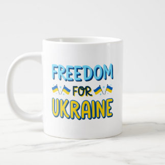Frihet för Ukrainas specialitet Jumbo Mugg