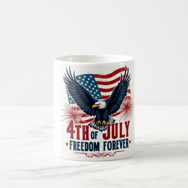 Frihet för USA Mugg (Center)