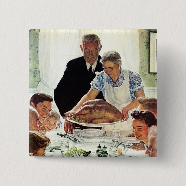 Frihet från att vilja knapp (Framsida)