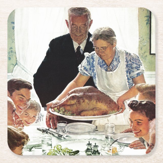 Frihet från att vilja underlägg papper kvadrat (Framsidan)