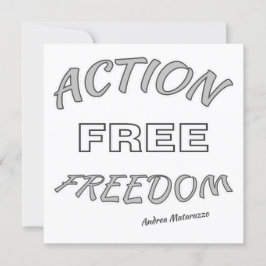 Frihet från handling inbjudningar