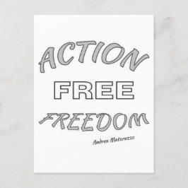 Frihet från handling vykort