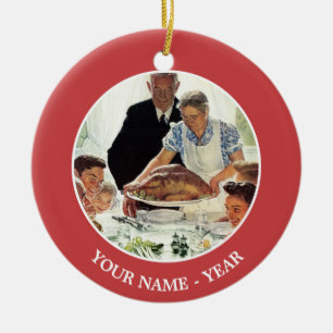 Frihet från önskar julgransprydnad keramik