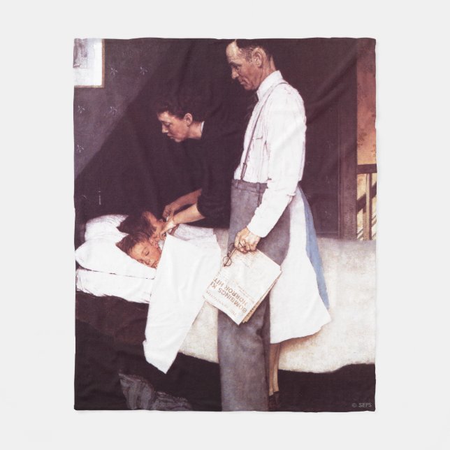 Frihet från rädsla fleecefilt (Framsidan)