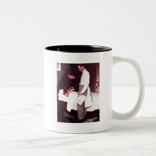 Frihet från rädsla Två-Tonad mugg (Höger)