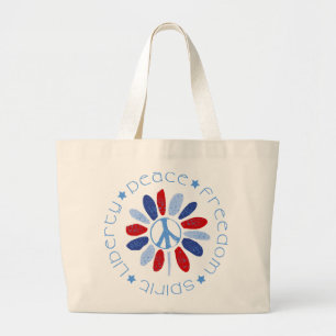 Frihet, fred och själ Tote bags Jumbo Tygkasse