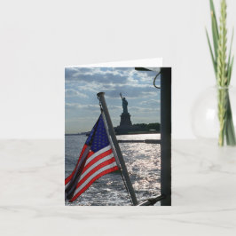 Frihet, frihet (blank inuti) kort