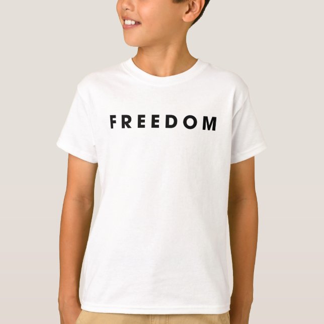 Frihet, frihet Charlie T Shirt (Framsida)