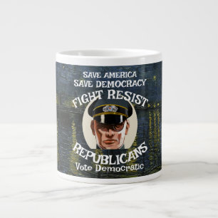FRIHET FW FV HG JÄMLIKHET CIVILA RÄTTIGHETER X S JUMBO MUGG