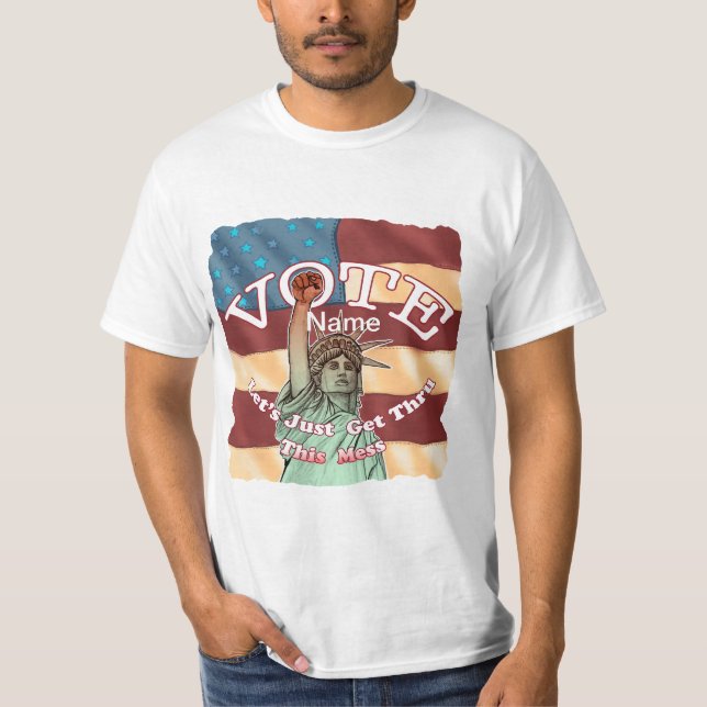Frihet Gå igenom detta T Shirt (Framsida)