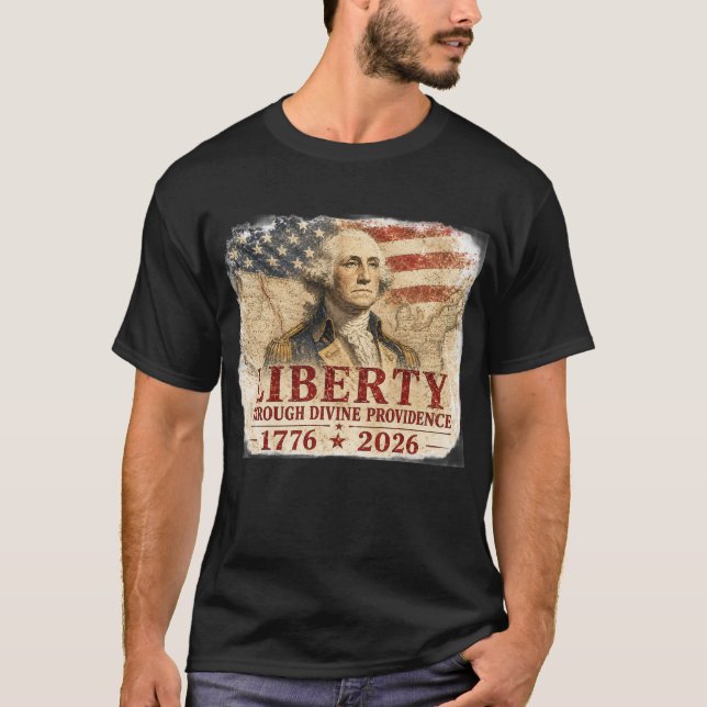 Frihet genom försynen t shirt (Framsida)