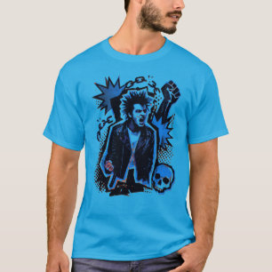 Frihet Genom Kaos Tröja Punk Rebell Grafik