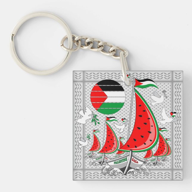 Frihet Global Sumud Flotilla Boats till Gaza (Framsidan)