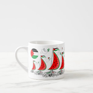 Frihet Global Sumud Flotilla Boats till Gaza Espressomugg