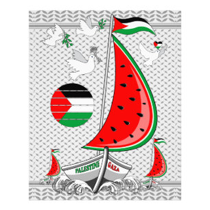 Frihet Global Sumud Flotilla Boats till Gaza Fototryck