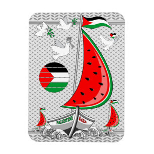 Frihet Global Sumud Flotilla Boats till Gaza Magnet