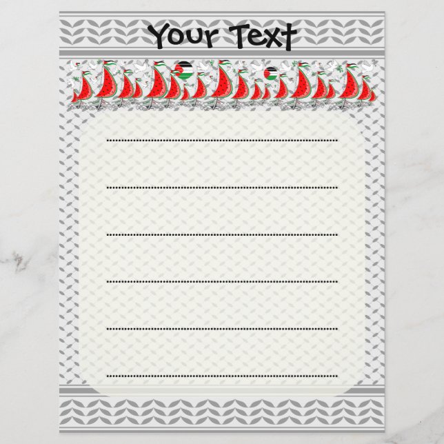 Frihet Global Sumud Flotilla Boats till Gaza Reklamblad (Framsidan)