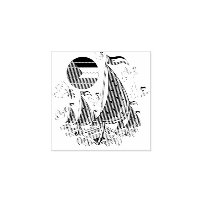 Frihet Global Sumud Flotilla Boats till Gaza Stämpel (Tryck)